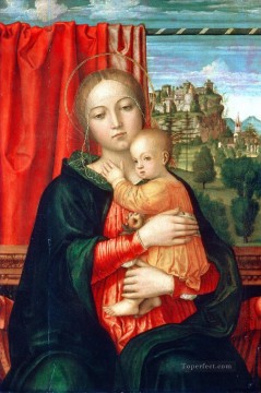Filippino Lippi Painting - Virgin and child Christian Filippino Lippi